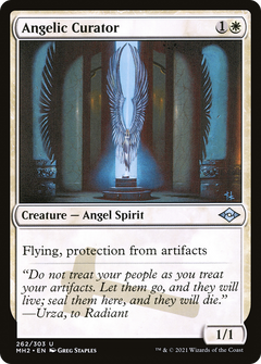 Angelic Curator (MH2-262) - Modern Horizons 2 Etched Foil-1