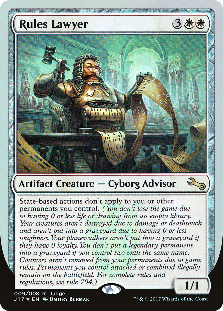 Rules Lawyer [Judge Gift Cards 2017]-1