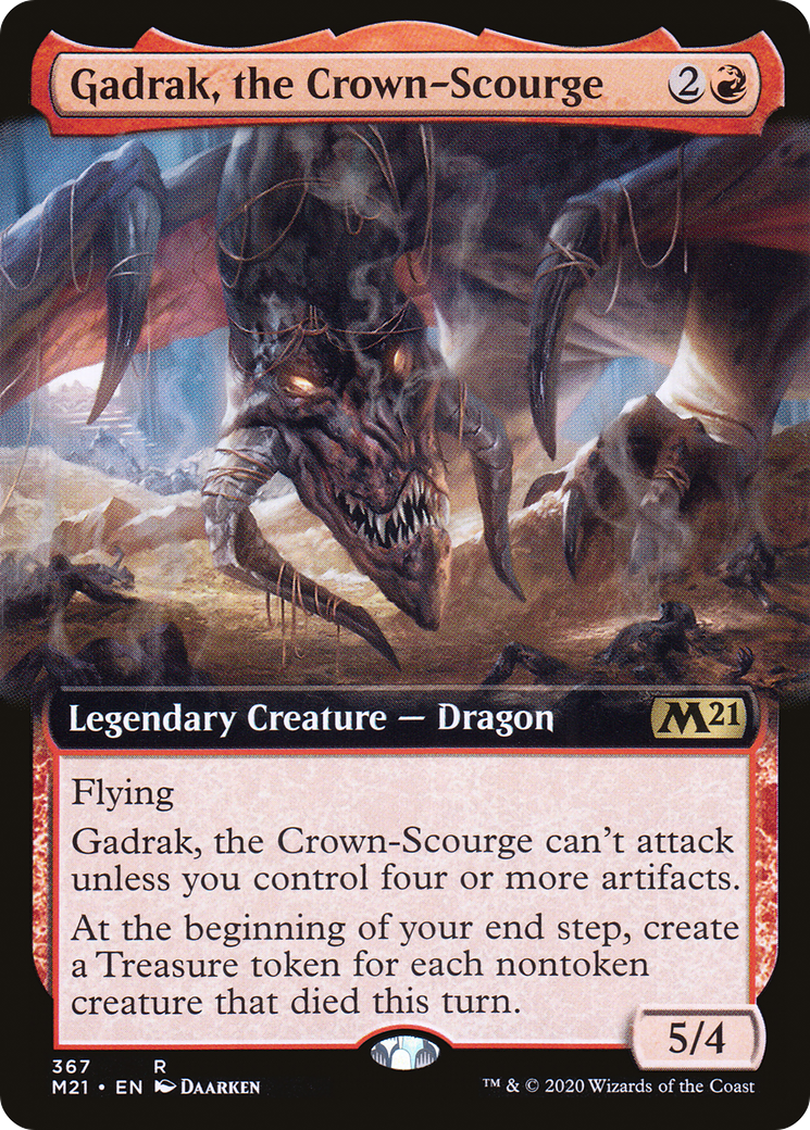 Gadrak, the Crown-Scourge (Extended Art) [Core Set 2021]-1