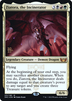 Ziatora, the Incinerator (PRE-231) - Streets of New Capenna Promos Foil-1