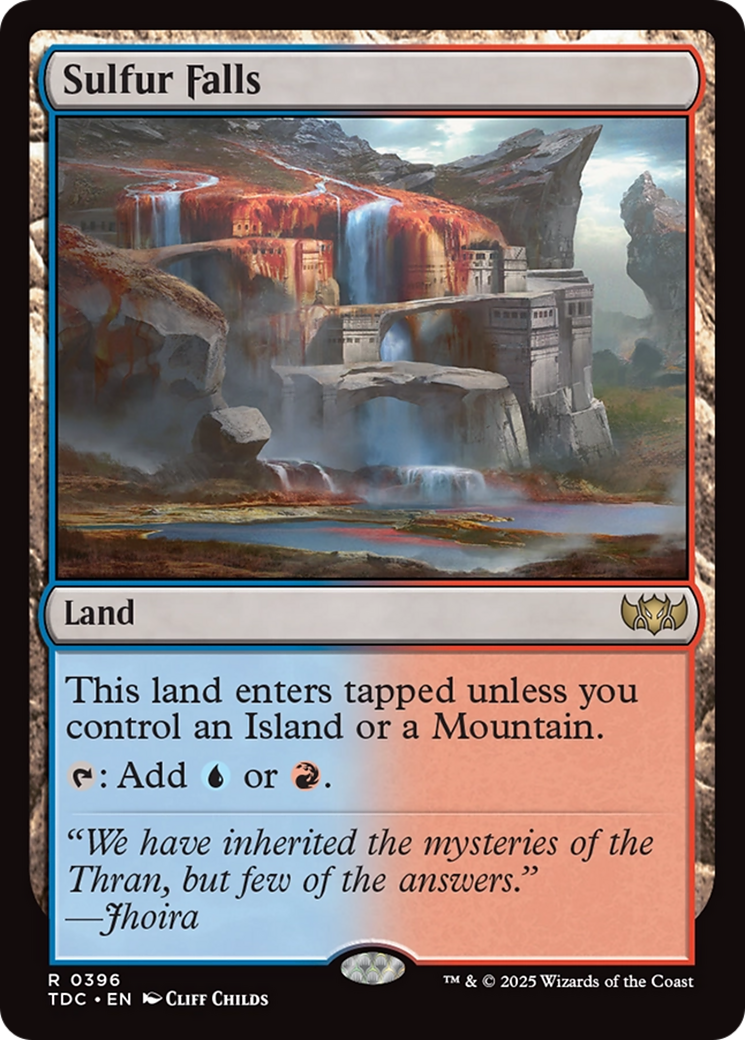 Sulfur Falls [Tarkir: Dragonstorm Commander]-1