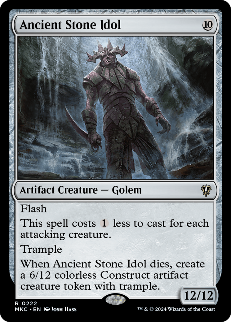 Ancient Stone Idol [Murders at Karlov Manor Commander]-1