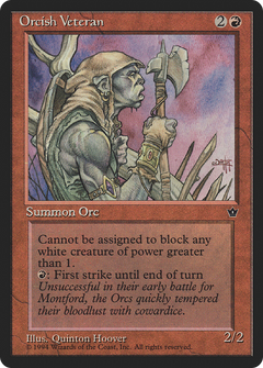 Orcish Veteran (Quinton Hoover) [Fallen Empires]-1