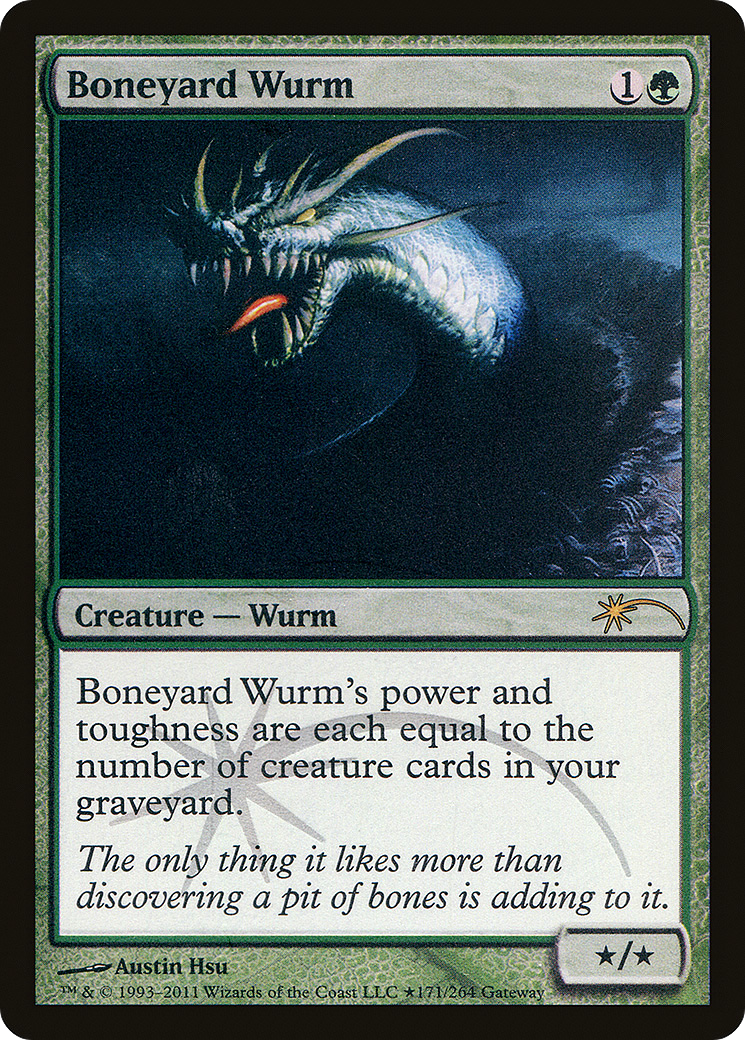 Boneyard Wurm [Wizards Play Network 2011]-1
