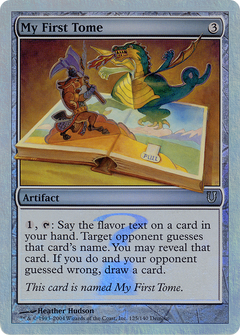 My First Tome (Alternate Foil) [Unhinged]-1
