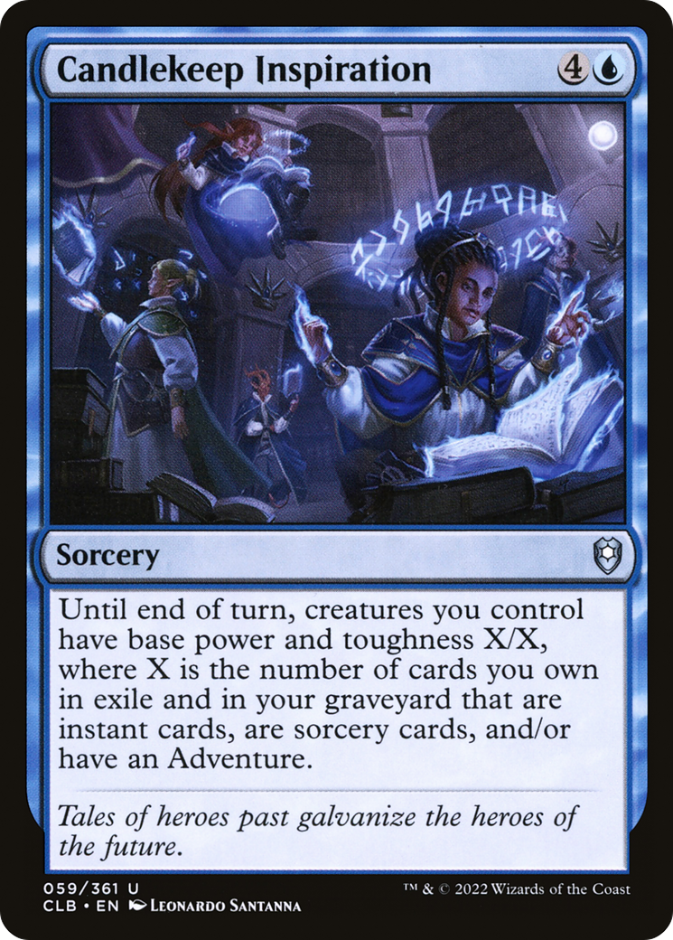 Candlekeep Inspiration [Commander Legends: Battle for Baldur's Gate]-1