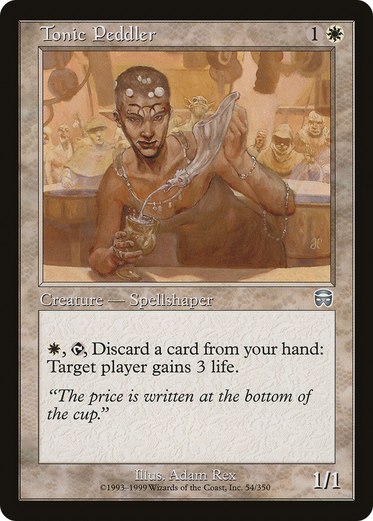Tonic Peddler [Mercadian Masques]-1
