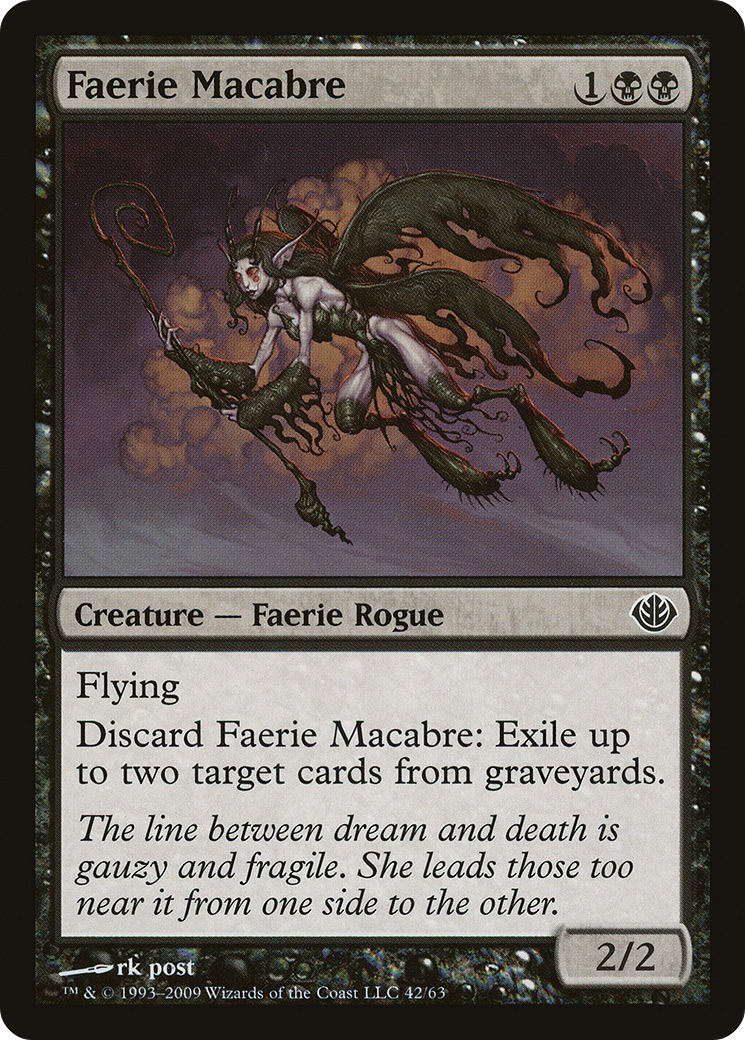 Faerie Macabre [Duel Decks: Garruk vs. Liliana]-1