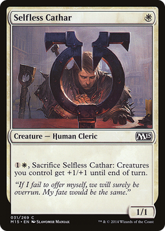 Selfless Cathar [Magic 2015]-1