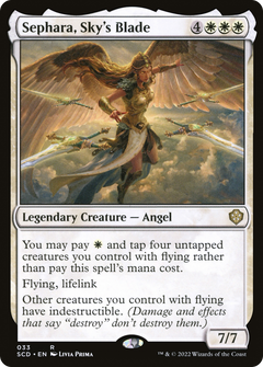 Sephara, Sky's Blade [Starter Commander Decks]-1