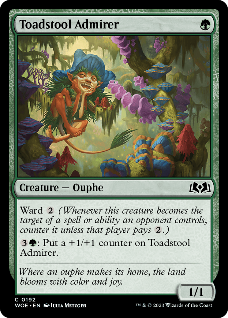 Toadstool Admirer [Wilds of Eldraine]-1