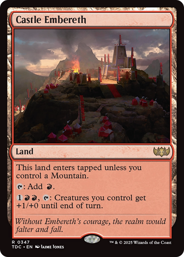 Castle Embereth [Tarkir: Dragonstorm Commander]-1