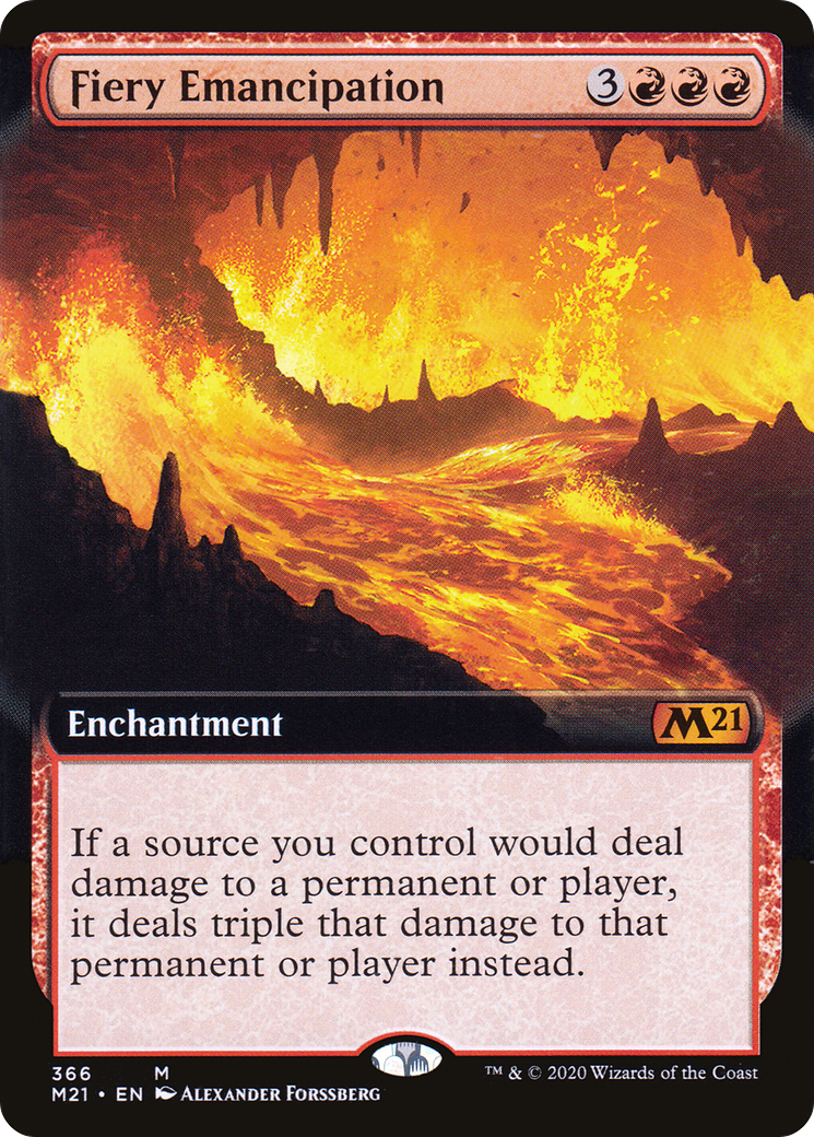 Fiery Emancipation (Extended Art) [Core Set 2021]-1