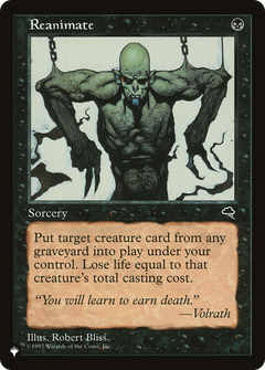 Reanimate [The List]-1