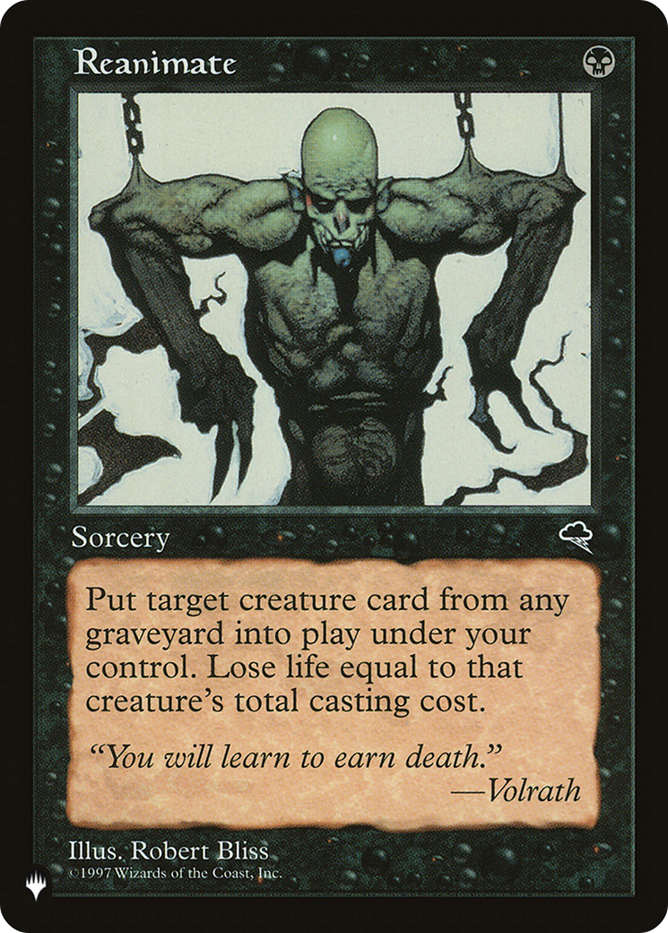 Reanimate [The List]-1