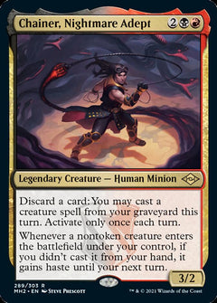Chainer, Nightmare Adept (Foil Etched) [Modern Horizons 2]-1