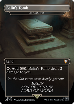 Balin's Tomb - Ancient Tomb (Surge Foil Realms and Relics) [The Lord of the Rings: Tales of Middle-Earth Commander]-1
