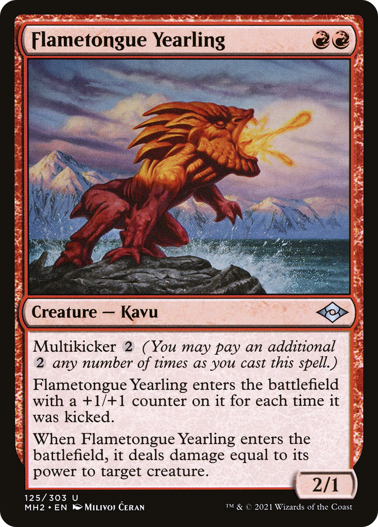 Flametongue Yearling [Modern Horizons 2]-1