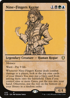 Nine-Fingers Keene (Showcase) [Commander Legends: Battle for Baldur's Gate]-1