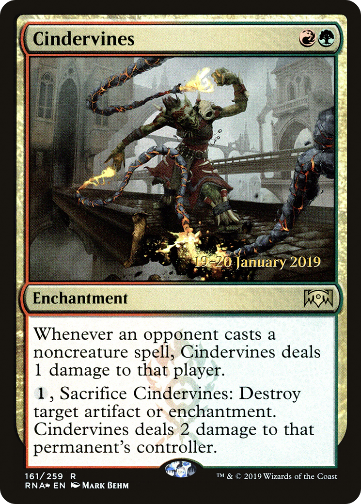 Cindervines [Ravnica Allegiance Prerelease Promos]-1