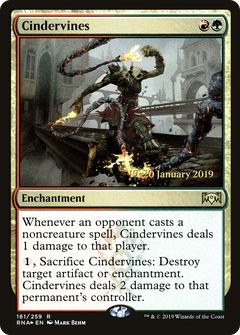 Cindervines [Ravnica Allegiance Prerelease Promos]-1