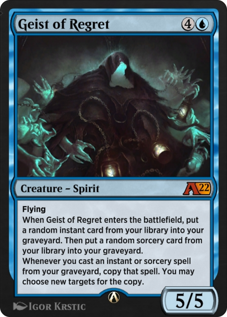 Geist of Regret (Y22-016) - Alchemy: Innistrad-1