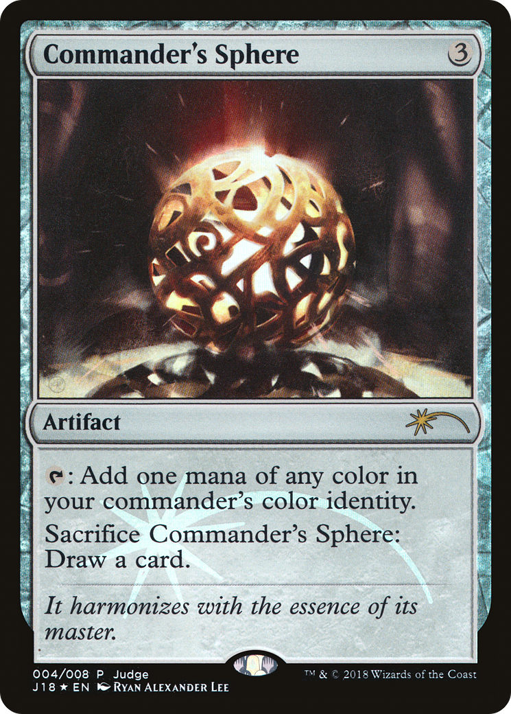 Commander's Sphere [Judge Gift Cards 2018]-1