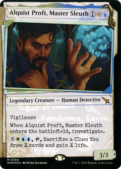 Alquist Proft, Master Sleuth (Showcase) (Invisible Ink) [Murders at Karlov Manor]-1