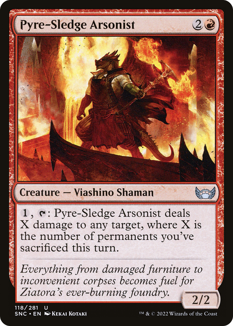 Pyre-Sledge Arsonist [Streets of New Capenna]-1