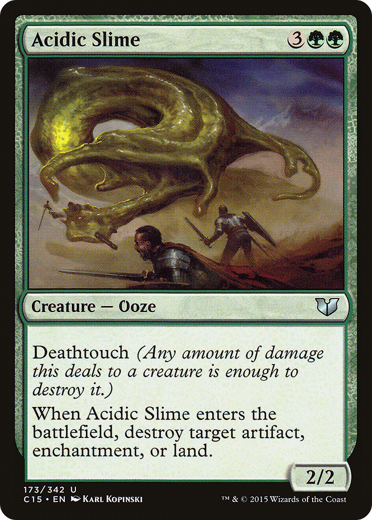 Acidic Slime [Commander 2015]-1