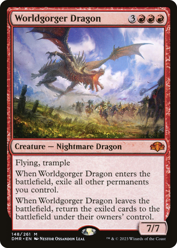 Worldgorger Dragon (DMR-148) - Dominaria Remastered-1
