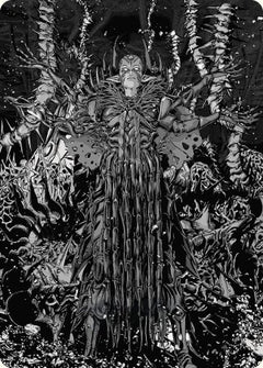 Nissa, Ascended Animist Art Card [Phyrexia: All Will Be One Art Series]-1