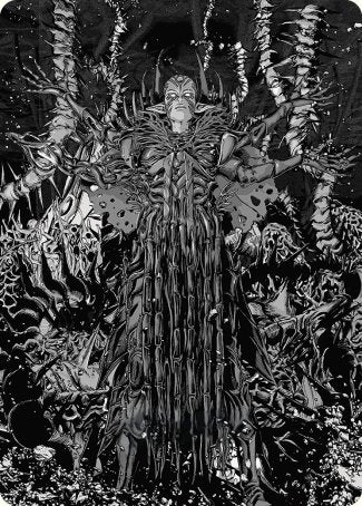 Nissa, Ascended Animist Art Card [Phyrexia: All Will Be One Art Series]-1