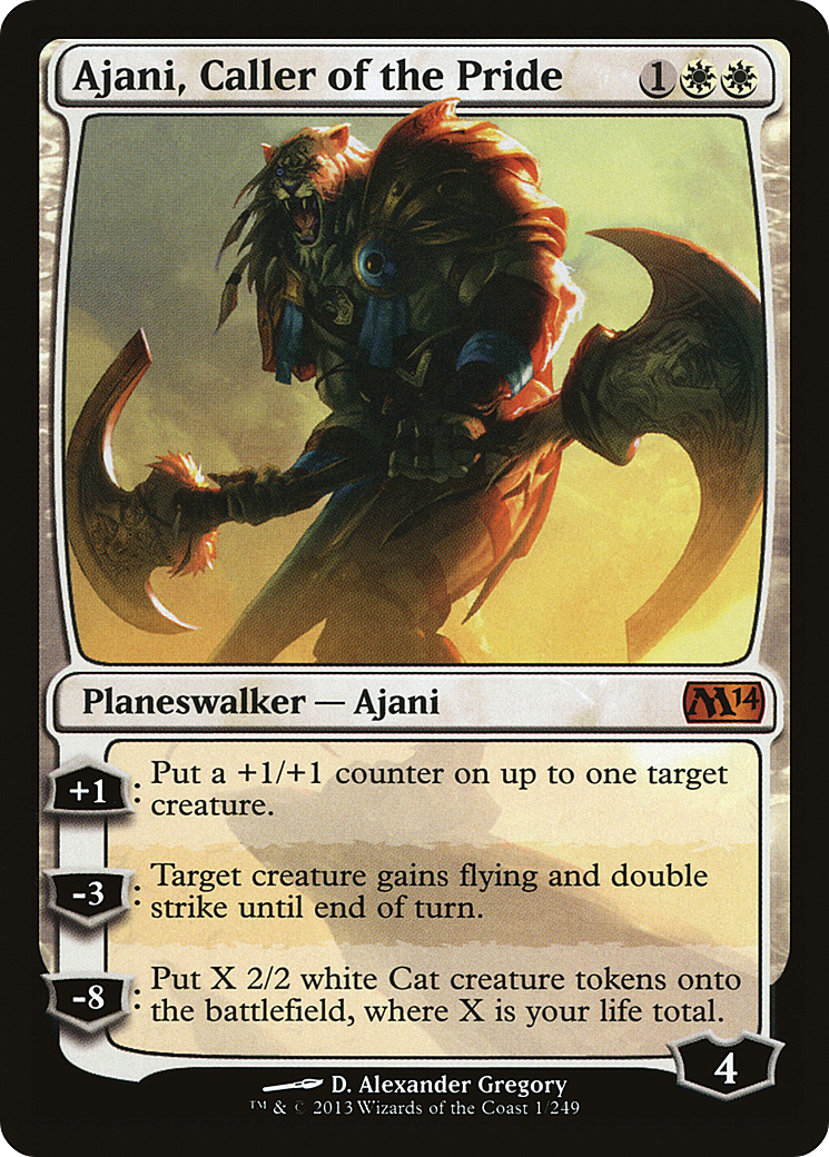 Ajani, Caller of the Pride [Magic 2014]-1