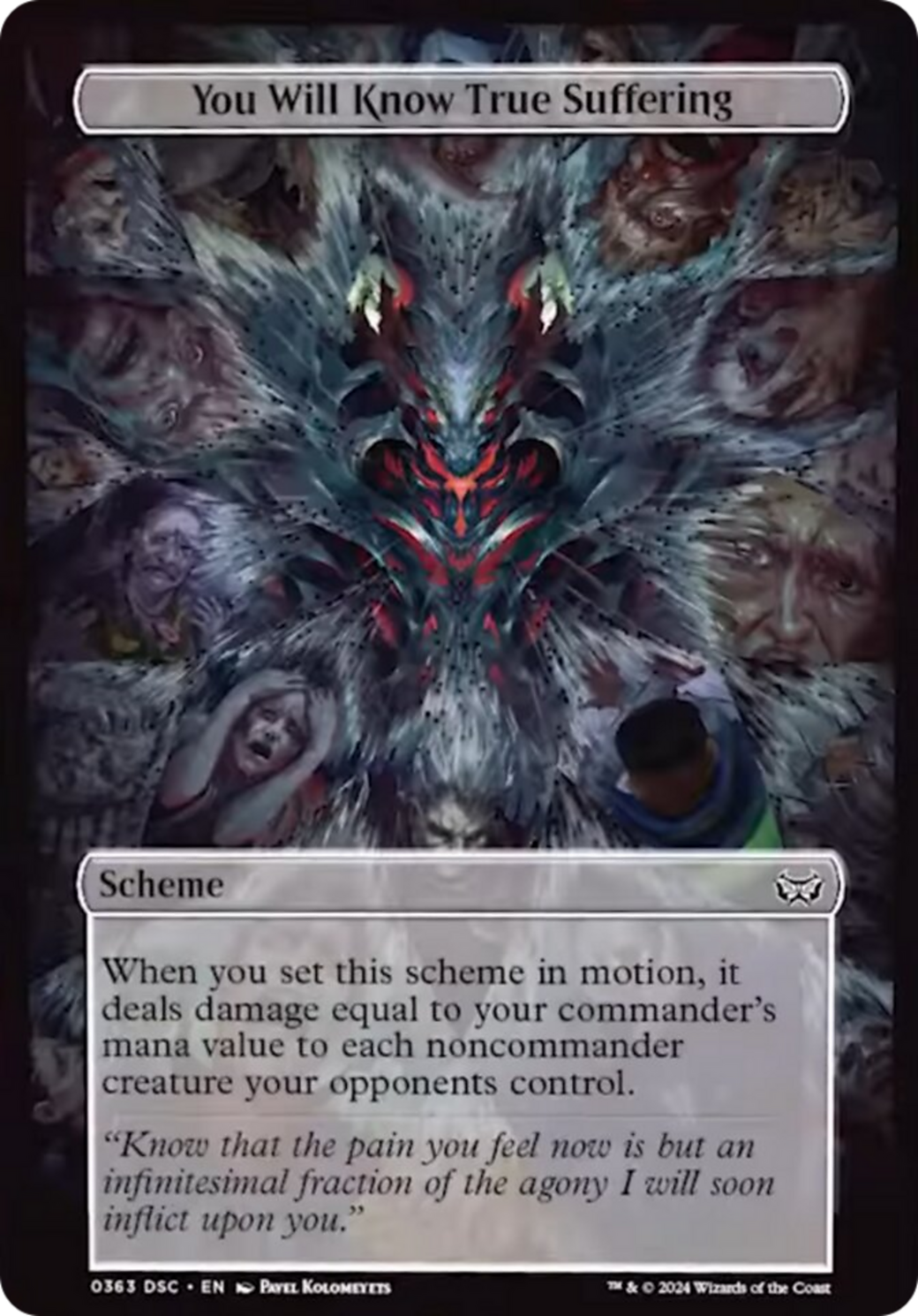 You Will Know True Suffering (Full Art) [Duskmourn: Archenemy]-2