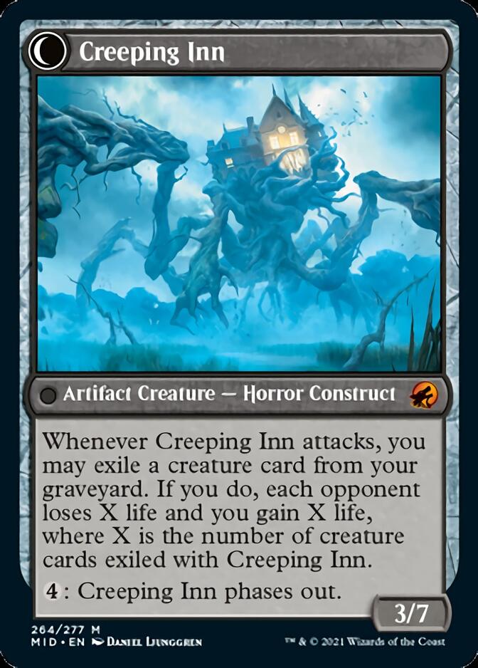 Hostile Hostel // Creeping Inn [Innistrad: Midnight Hunt]-2