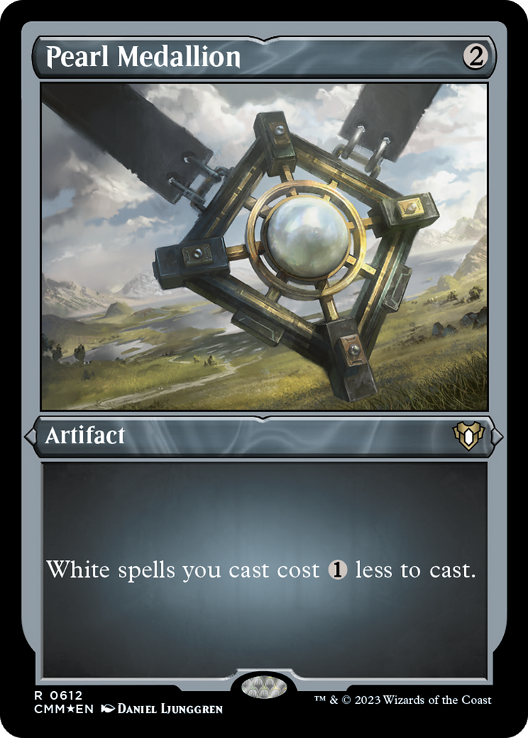 Pearl Medallion (CMM-612) - Commander Masters Etched Foil-1
