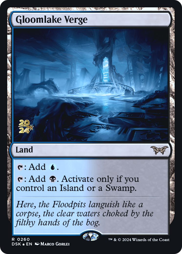 Gloomlake Verge [Duskmourn: House of Horror Prerelease Promos]-1
