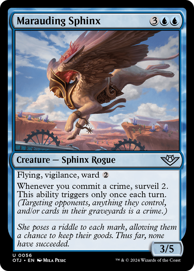 Marauding Sphinx [Outlaws of Thunder Junction]-1