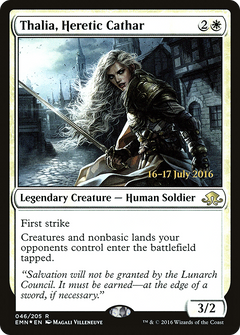 Thalia, Heretic Cathar [Eldritch Moon Prerelease Promos]-1