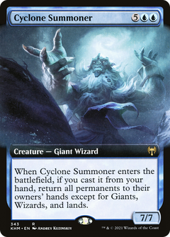 Cyclone Summoner (Extended Art) [Kaldheim]-1