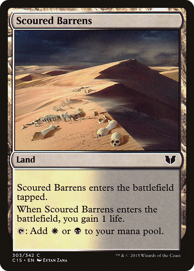 Scoured Barrens [Commander 2015]-1