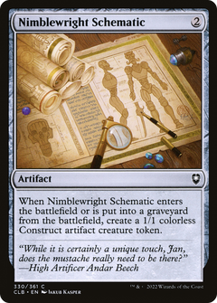 Nimblewright Schematic [Commander Legends: Battle for Baldur's Gate]-1