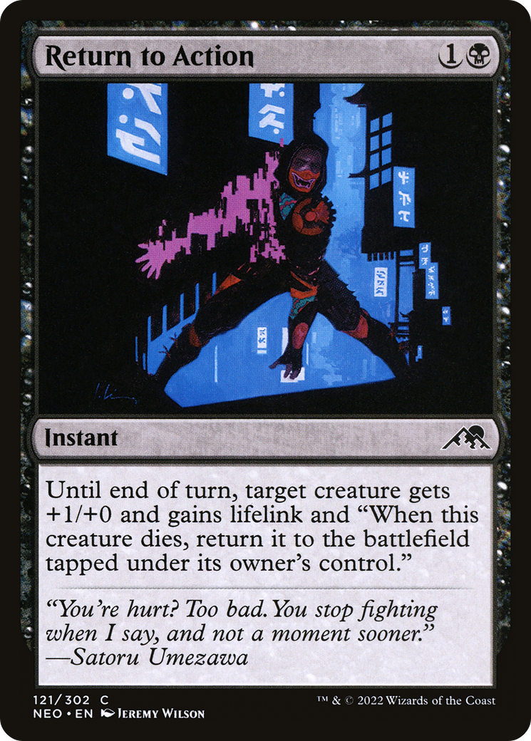 Return to Action [Kamigawa: Neon Dynasty]-1