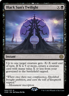 Black Sun's Twilight (Promo Pack) [Phyrexia: All Will Be One Promos]-1