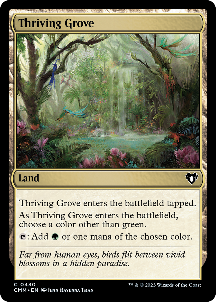 Thriving Grove [Commander Masters]-1