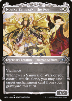 Norika Yamazaki, the Poet (Showcase Samurai) [Kamigawa: Neon Dynasty]-1
