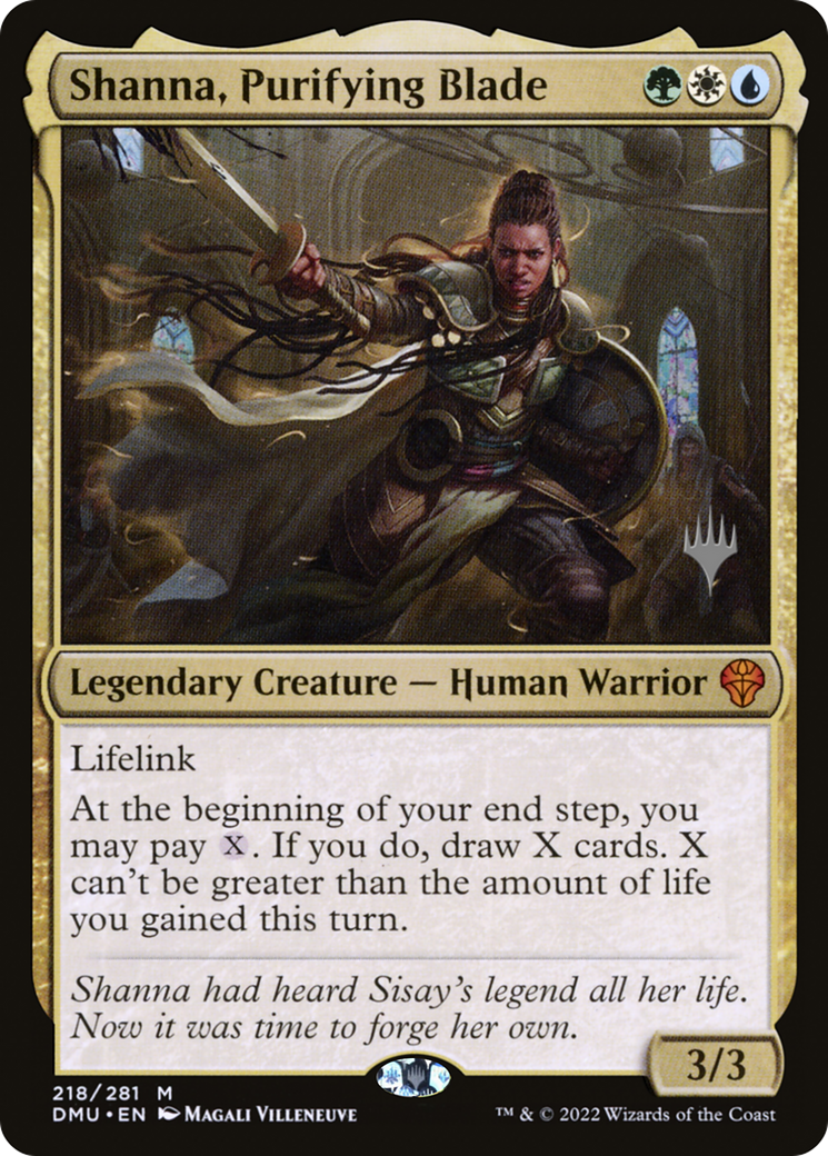 Shanna, Purifying Blade (Promo Pack) [Dominaria United Promos]-1