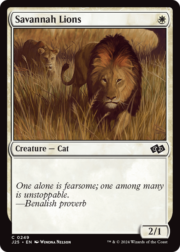 Savannah Lions [Foundations Jumpstart]-1