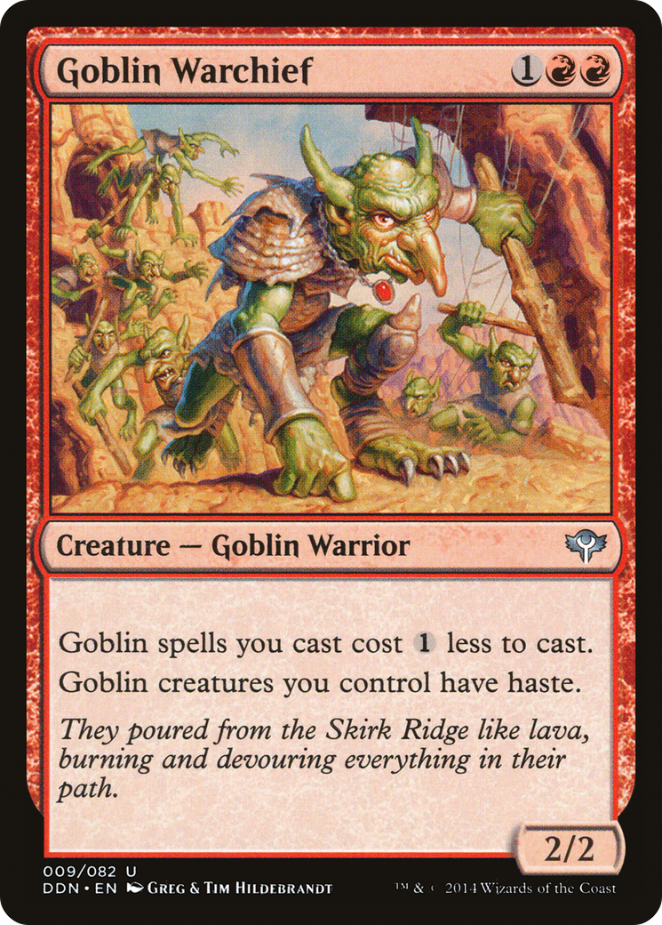 Goblin Warchief [Duel Decks: Speed vs. Cunning]-1